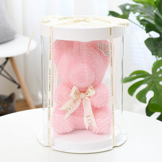 Elegant Handcrafted Crystal Bears - Exquisite 25cm Keepsakes for Memorable Moments - Très Elite