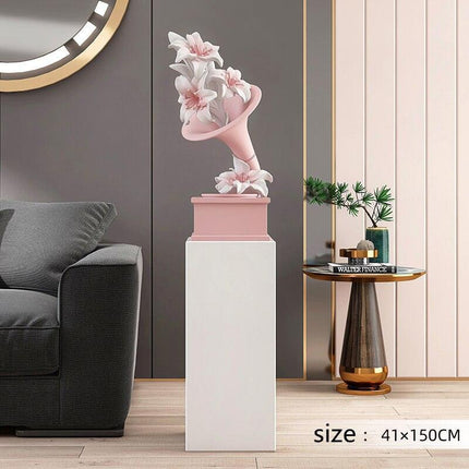 Elegant Handcrafted Phonograph Marble Sculpture for Luxurious Home Ambiance