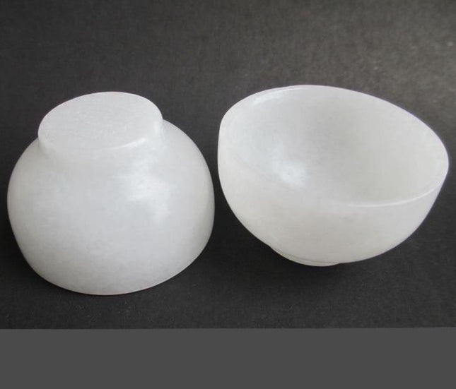 Elegant Handcrafted White Jade Teacup Set for Gongfu Tea Enthusiasts