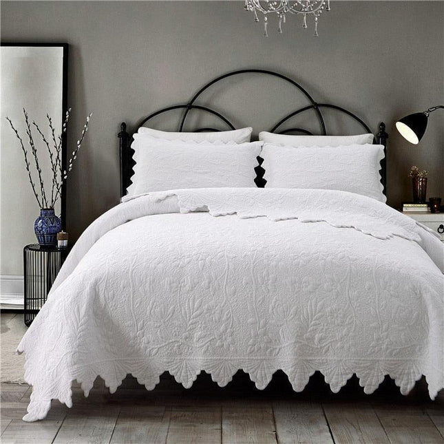 Elegant Jacquard Cotton Bedding Ensemble
