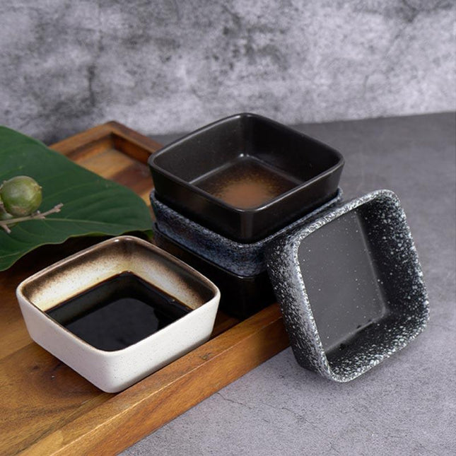 Elegant Japanese Ceramic Condiment Dish Set for Enhanced Dining Moments