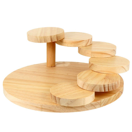 Elegant Japanese Wooden Serving Platter - Perfect for Sushi, Dim Sum, and Desserts - Très Elite