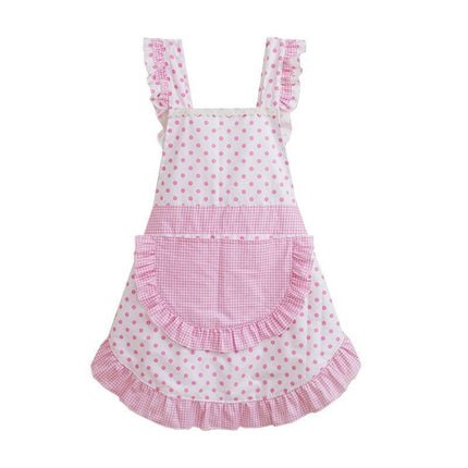 Elegant Korean Lace Cooking Apron for Stylish Chefs - Très Elite