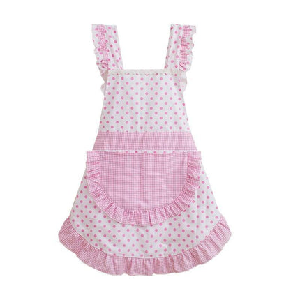 Elegant Korean Lace Cooking Apron for Stylish Chefs - Très Elite