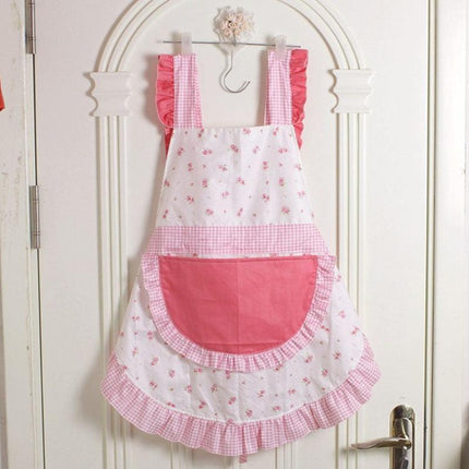 Elegant Korean Lace Cooking Apron for Stylish Chefs - Très Elite
