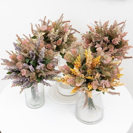 Elegant Lavender Foam Floral Arrangement for Luxurious Home Ambiance..