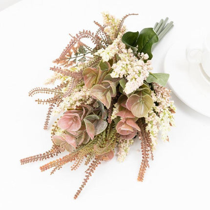 Elegant Lavender Foam Floral Arrangement for Luxurious Home Ambiance..