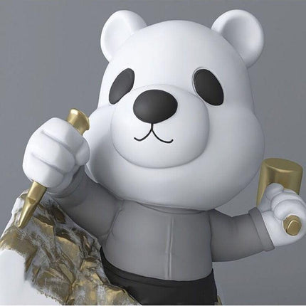 Elegant Light Luxury Bear Figurine for Stylish Home Accents - Très Elite