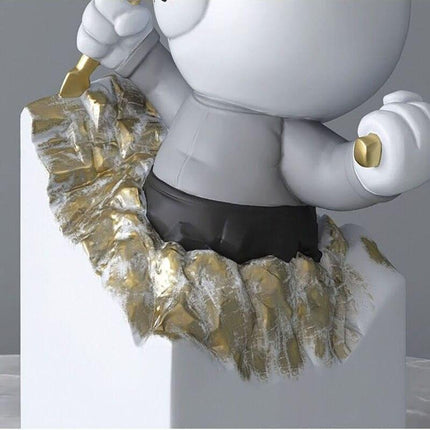 Elegant Light Luxury Bear Figurine for Stylish Home Accents - Très Elite