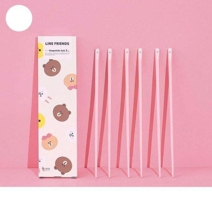 Elegant Line Friends Cartoon Chopsticks: Enhance Your Dining Experience with Style- Très Elite- Très Elite