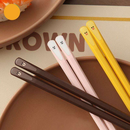 Elegant Line Friends Cartoon Chopsticks: Enhance Your Dining Experience with Style - Très Elite