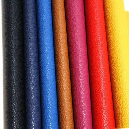 Elegant Litchi Pattern Vegan Leather Craft Sheet - A4 Size for Creative Projects - Très Elite