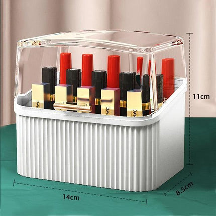 Elegant Makeup and Jewelry Storage Solution with Spacious Organization Compartments