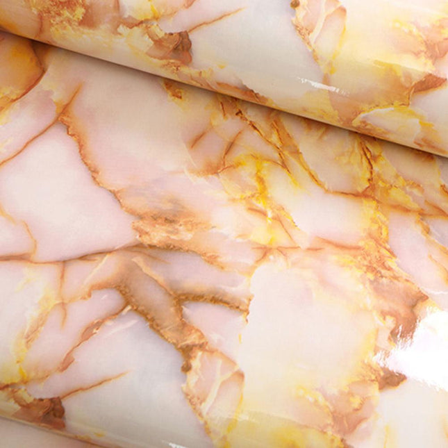 Elegant Marble-Style Removable Wall Decor for Effortless Home Makeover