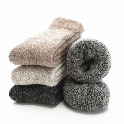 Elegant Men's Winter Wool-Rabbit Socks - Cozy Warmth and Style - Très Elite