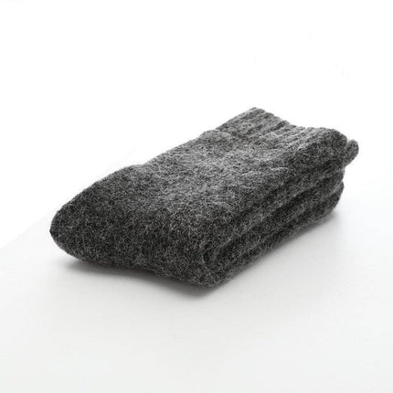 Elegant Men's Winter Wool-Rabbit Socks - Cozy Warmth and Style - Très Elite