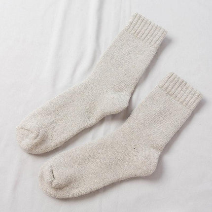 Elegant Men's Winter Wool-Rabbit Socks - Cozy Warmth and Style - Très Elite