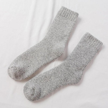 Elegant Men's Winter Wool-Rabbit Socks - Cozy Warmth and Style - Très Elite