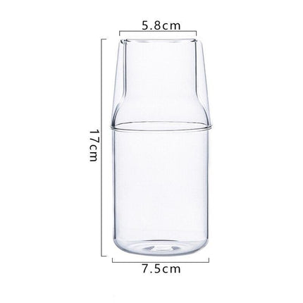 Elegant Mini Glass Water Bottle: Stylish Hydration for On-the-Go- Très Elite- Très Elite