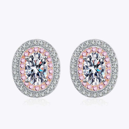 Elegant Moissanite Earrings in Radiant Platinum: A Luxurious Touch for Any Occasion - Très Elite