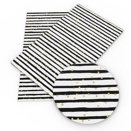 Elegant Monochrome Faux Leather Crafting Sheet for Creative DIY Endeavors - Très Elite