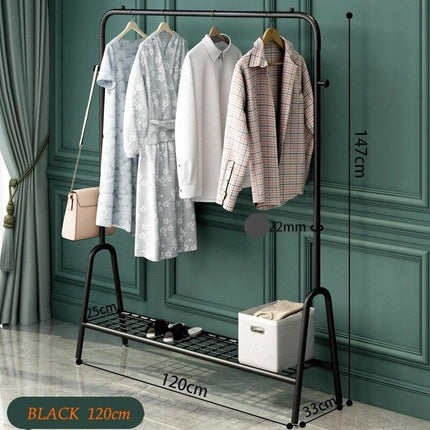 Elegant Multi-Functional Clothes Organizer with Balcony Drying Feature & Stylish Display Rack - Effortlessly Manage, Dry, and Showcase Your Wardrobe- Très Elite- Très Elite