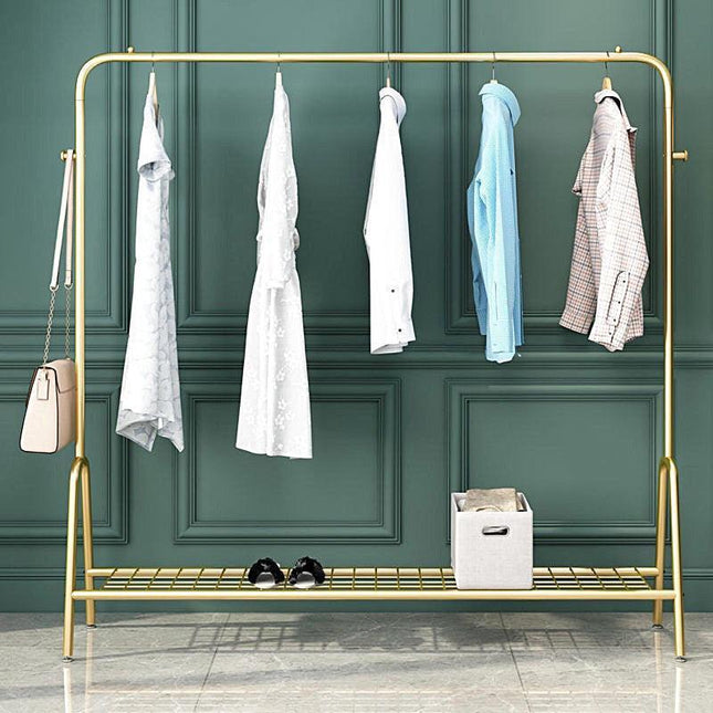 Elegant Multi-Functional Clothes Organizer with Balcony Drying Feature & Stylish Display Rack - Effortlessly Manage, Dry, and Showcase Your Wardrobe