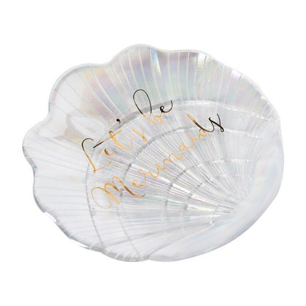 Elegant Nautical Glass Tray with Gold Accents for Chic Organization- Très Elite- Très Elite