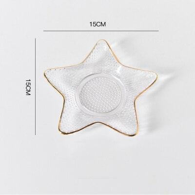 Elegant Nautical Glass Tray with Gold Accents for Chic Organization- Très Elite- Très Elite