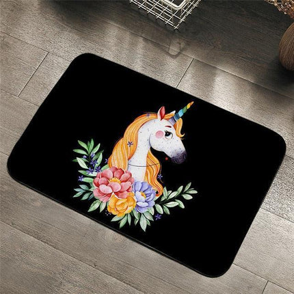 Elegant Non-Slip Polyester Bath Mat - 50cmx80cm Size.