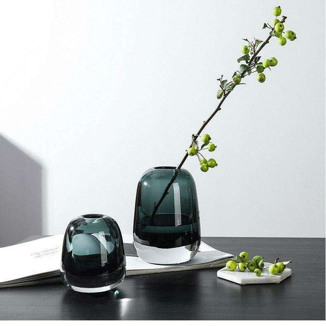 Elegant Nordic Glass Vase for Timeless Home Decor