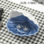 Scallop - blue white