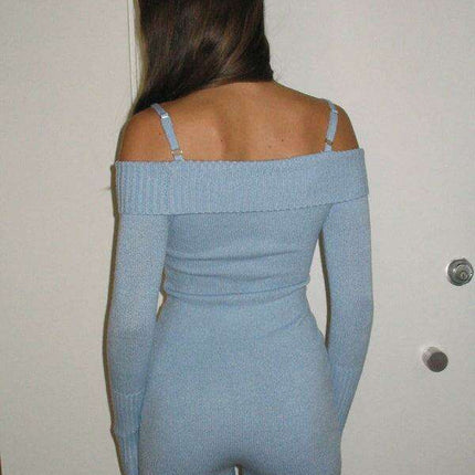 Elegant One-Shoulder Knit Jumpsuit: A Must-Have for the Contemporary Woman - Très Elite