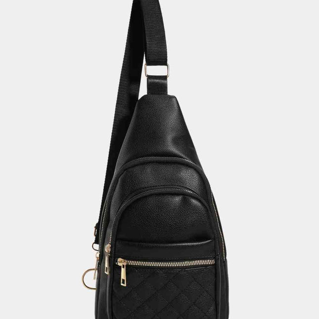 Elegant PU Leather Crossbody Sling Bag