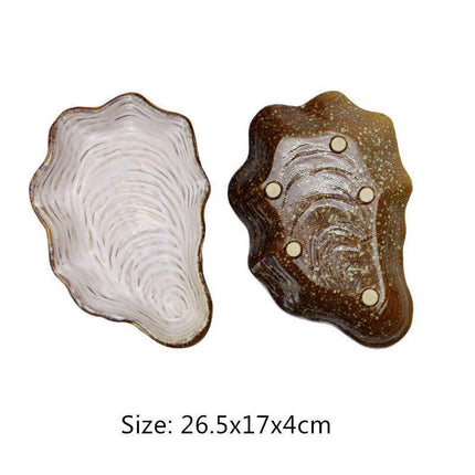 Elegant Pearl Shell Inspired Ceramic Plate Collection for Luxurious Dining - Très Elite