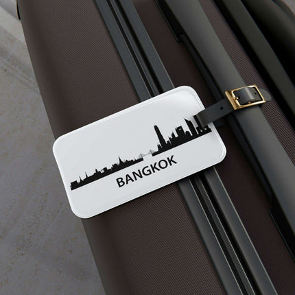 Elegant Personalized Acrylic Luggage Tag: Maison d'Elite Travel Accessory - Très Elite