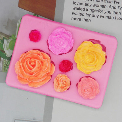 Elegant Petal Flower Silicone Mold for Baking and Crafting - Très Elite