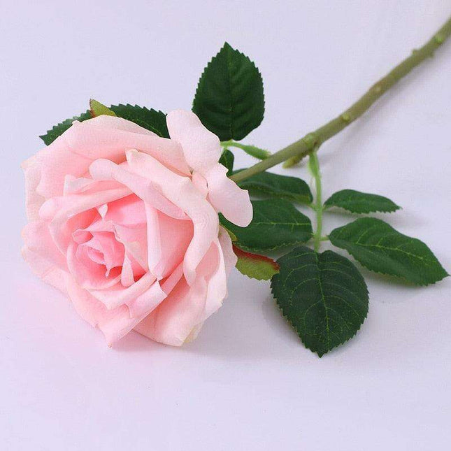 Elegant Pink and White Faux Roses for Stylish Home and Event Arrangements