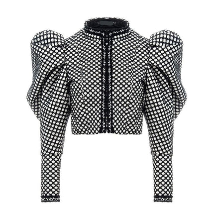 Elegant Plaid Ruched Coat: A Fashion Statement for the Discerning Trendsetter - Très Elite