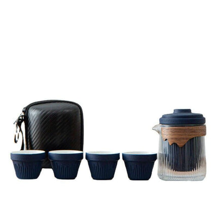 Elegant Portable Kung Fu Tea Set: The Perfect Companion for Tea Aficionados - Très Elite