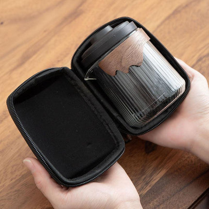 Elegant Portable Kung Fu Tea Set: The Perfect Companion for Tea Aficionados - Très Elite