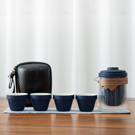Elegant Portable Kung Fu Tea Set: The Perfect Companion for Tea Aficionados - Très Elite