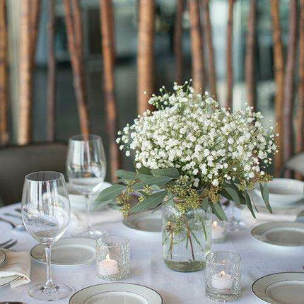 Elegant Preserved Baby's Breath Flowers: A Stylish Touch for Your Events and Home Decor - Très Elite