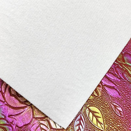 Elegant Rose Embossed Faux Leather Craft Sheets for Creative Projects - Très Elite