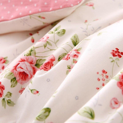 Elegant Ruffle Garden Cotton Pillowcase Duo - Premium Bedding Collection - Très Elite