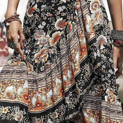 Elegant Ruffled Hem High-Low Viscose Skirt - A Must-Have for Every Occasion - Très Elite
