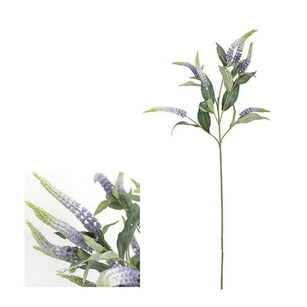 Elegant Sage Grass Faux Floral Arrangement - Set of 5 Realistic Stems - Très Elite