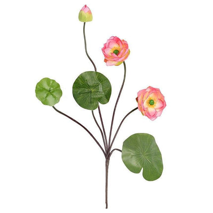 Elegant Silk Lotus Blooms - Timeless Artificial Floral Decor - Très Elite