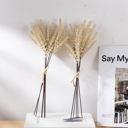 Elegant Silk Pampas Grass Bouquet - Set of 6 - Très Elite