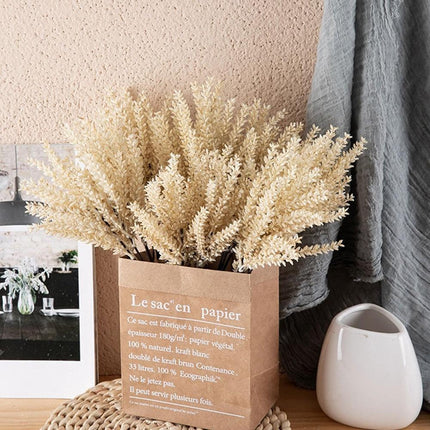 Elegant Silk Pampas Grass Bouquet - Set of 6 - Très Elite